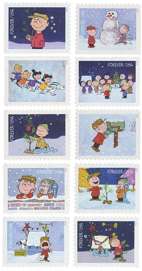 A Charlie Brown Christmas Forever Stamps image 1
