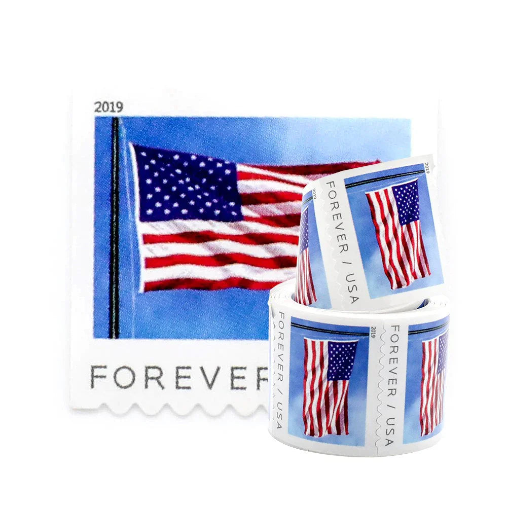 Highly Recommended: $499 for 50 Rolls(5000pcs) – Flag Forever Stamps