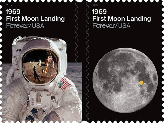 First Moon Landing Forever Forever Stamps image 0