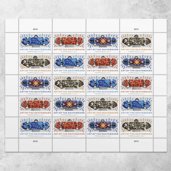 Art of the Skateboard Forever Stamps image 1