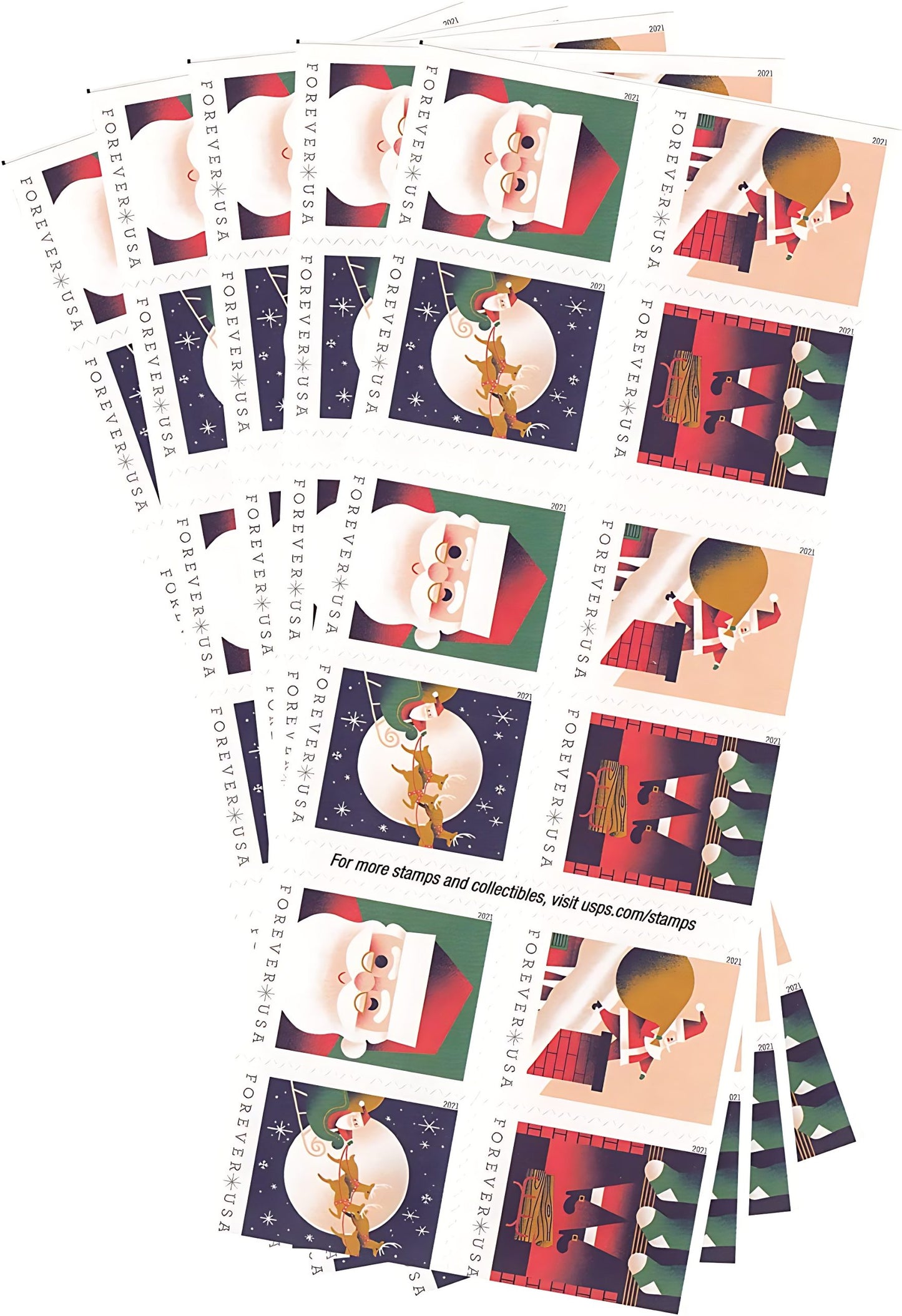 A Visit From St.Nick Forever Stamps image 3