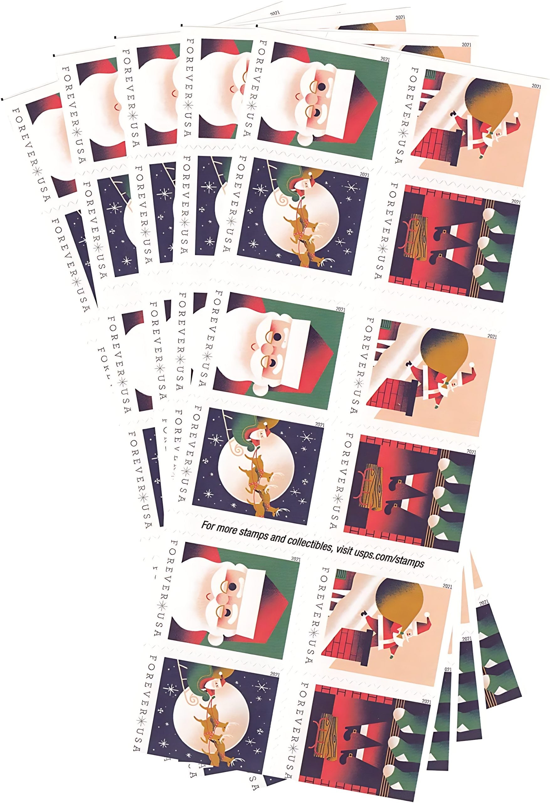 A Visit From St.Nick Forever Stamps image 3