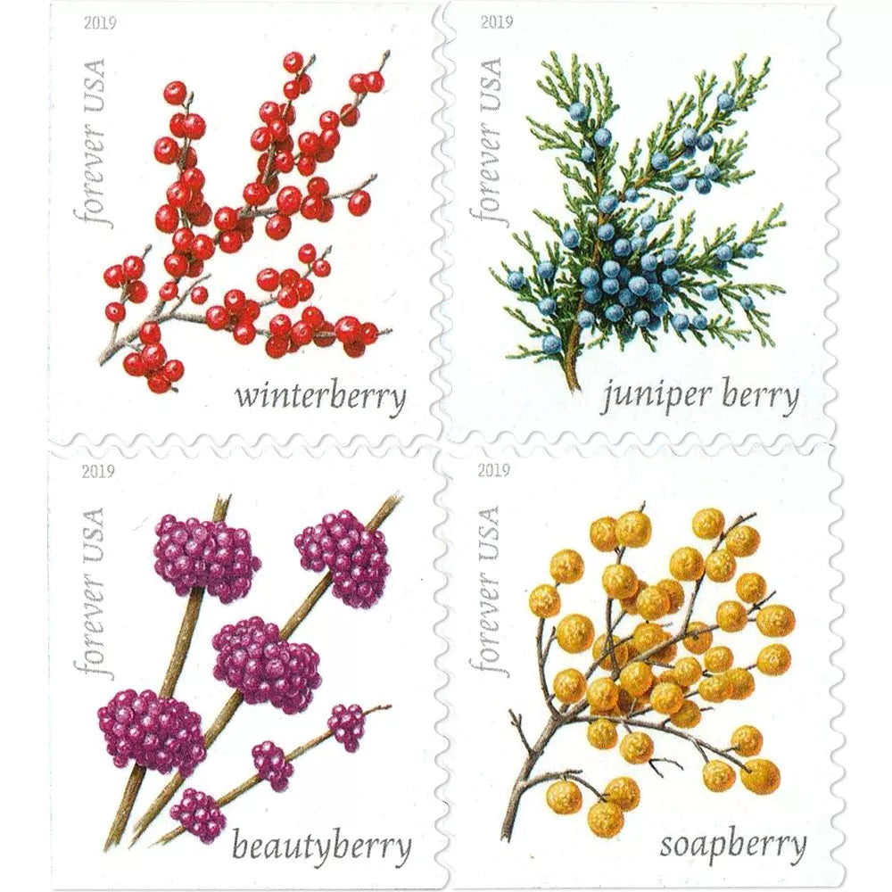 Winter Berries Forever Stamps image 0
