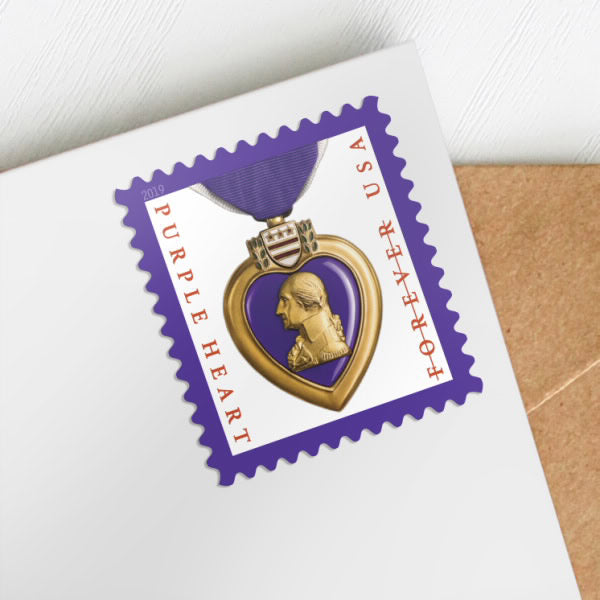 Purple Heart Medal 2019 Forever Stamps image 2