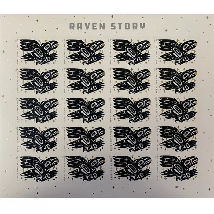 2022 Raven Story Forever First Class Postage Stamps image 2