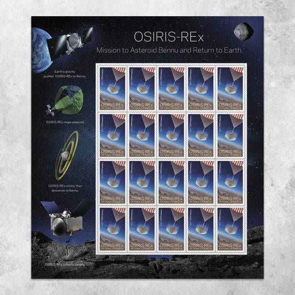 OSIRIS-REx Forever Stamps image 1