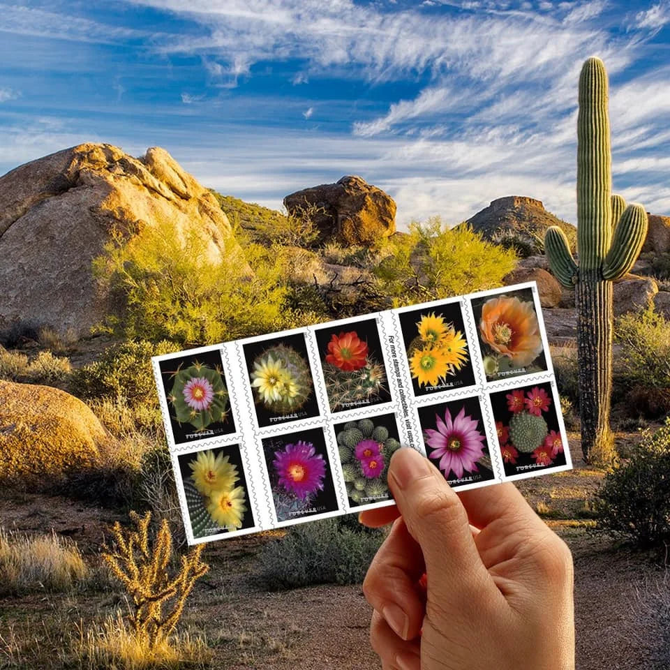 Cactus Flowers Forever Stamps image 2