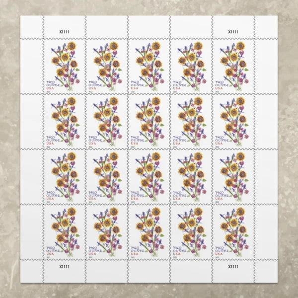 Sunflower Bouquet Forever Stamps Two Ounce image 1