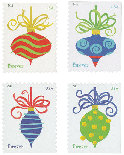 Holiday Baubles 2011 Forever Stamps image 0