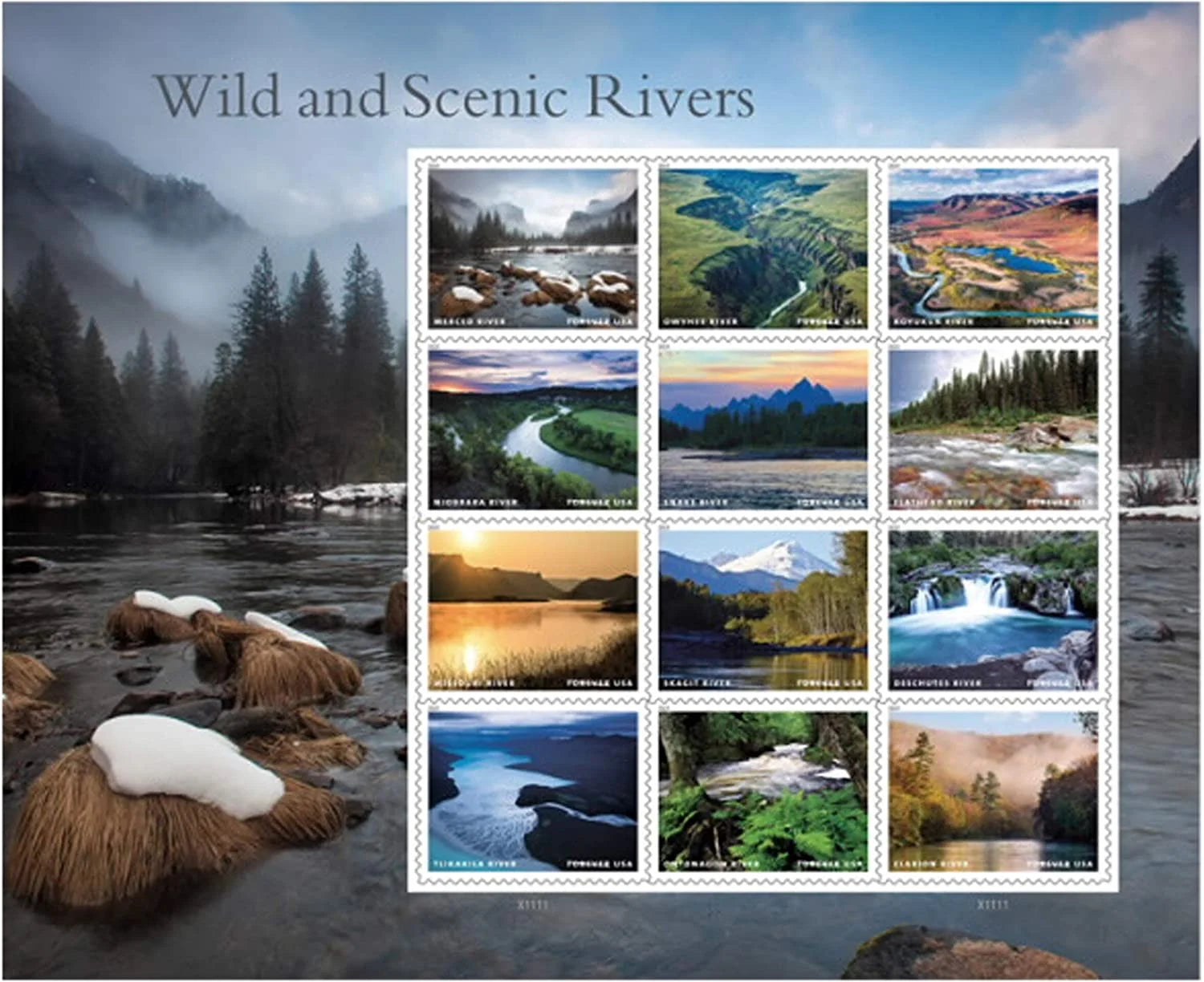 Wild and Scenic Rivers Forever Stamps image 2