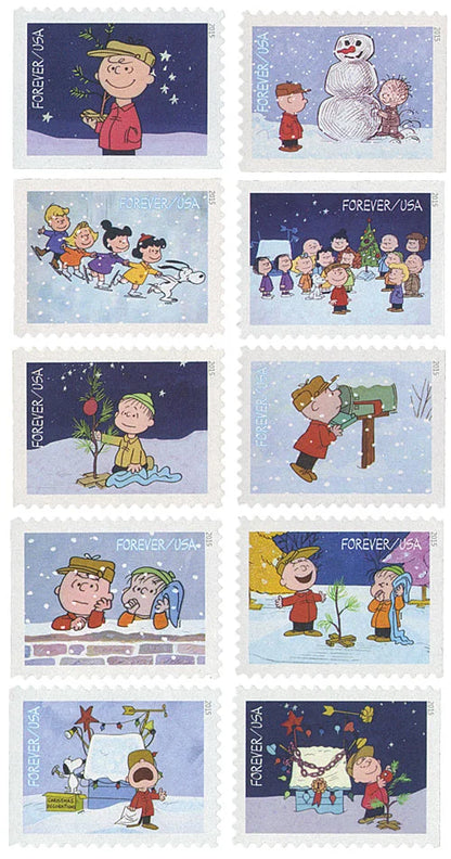 A Charlie Brown Christmas Forever Stamps image 1