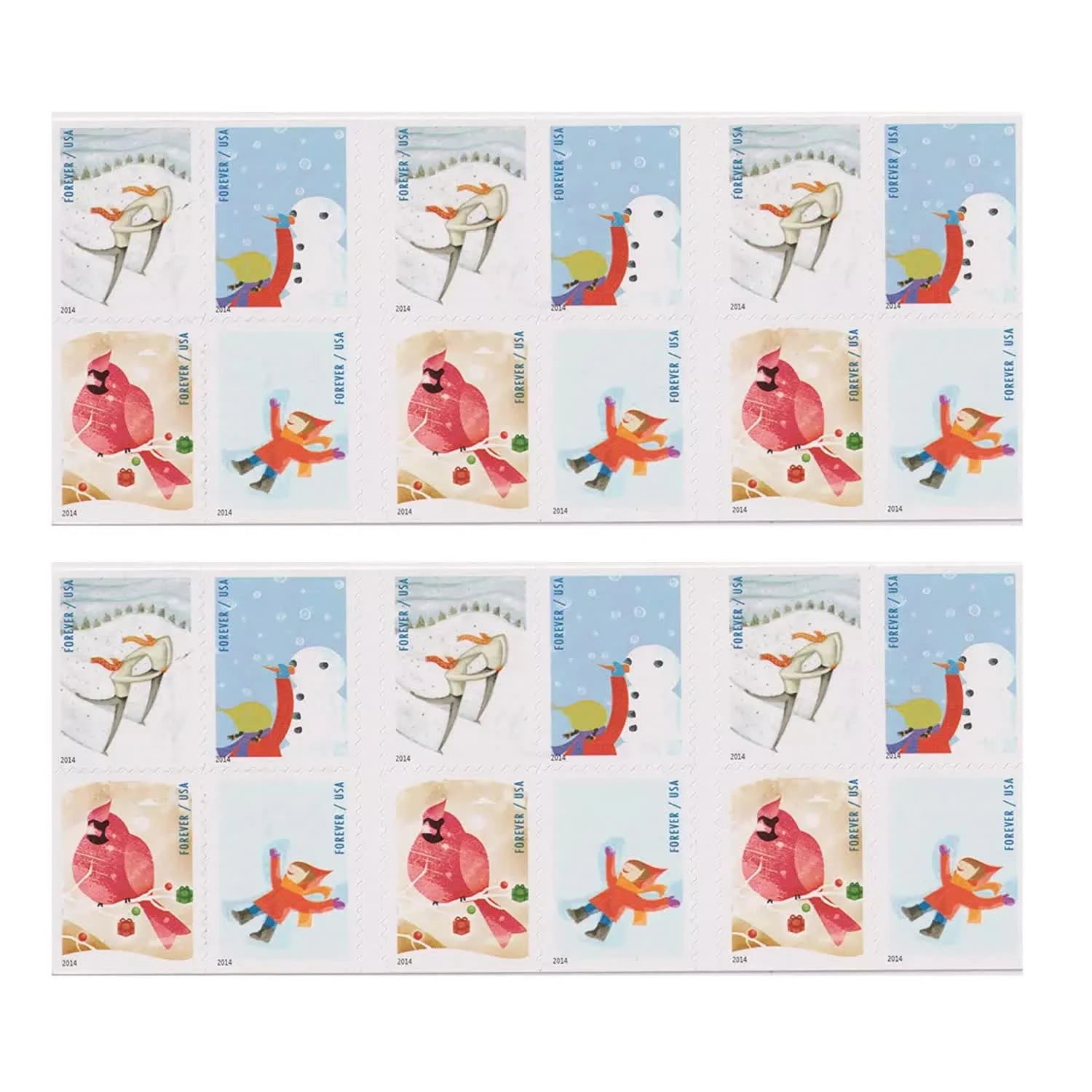 2014 Winter Fun Forever Stamps image 2