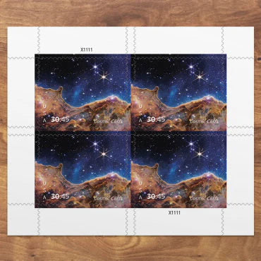2024 Pillars of Creation and Cosmic Priority Mail Postage Stamps image 1