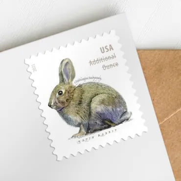 2021 Brush Rabbit Forever First Class Postage Stamps image 1