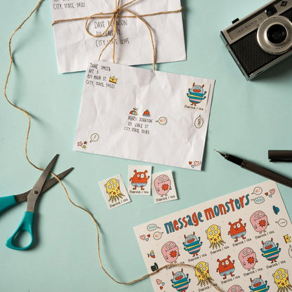 Message Monsters Forever Stamps image 1