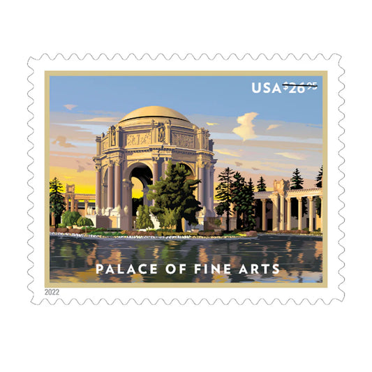 2022 Palace of Fine Arts Express Priority Stamps image 0