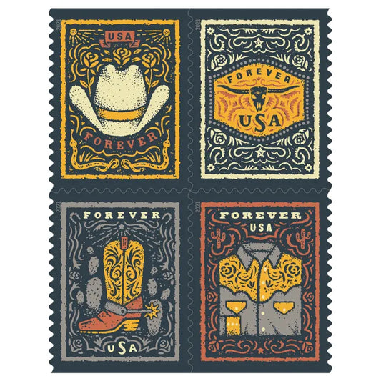 Western Wear Forever Stamps image 0