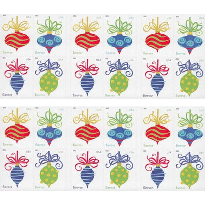 Holiday Baubles 2011 Forever Stamps image 1