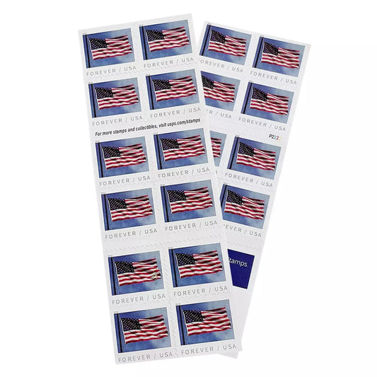 2019 U.S. Flag Forever Stamps – First-Class Postage Booklets