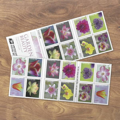 2021 Garden Beauty Forever Stamps –  First-Class Postage Booklets