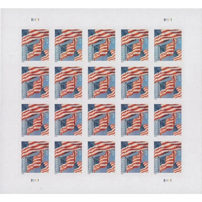 2022 U.S. Flag Forever Stamps – First-Class Postage Sheet