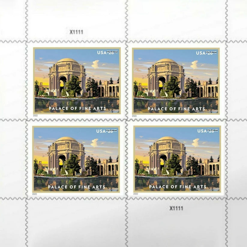 2022 Palace of Fine Arts Express Priority Stamps image 2