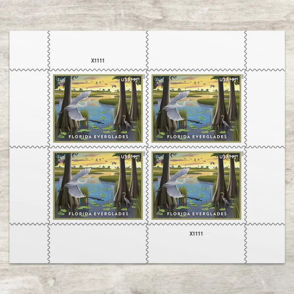 $9.65 Florida Everglades Forever Stamps image 1