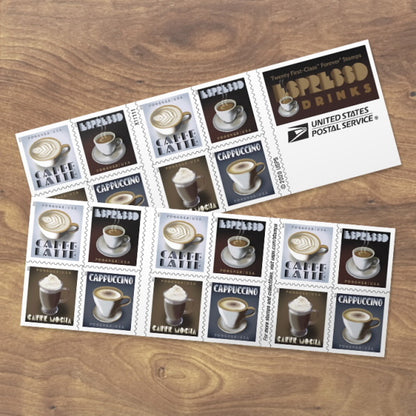 Espresso Drinks Forever Stamps image 1