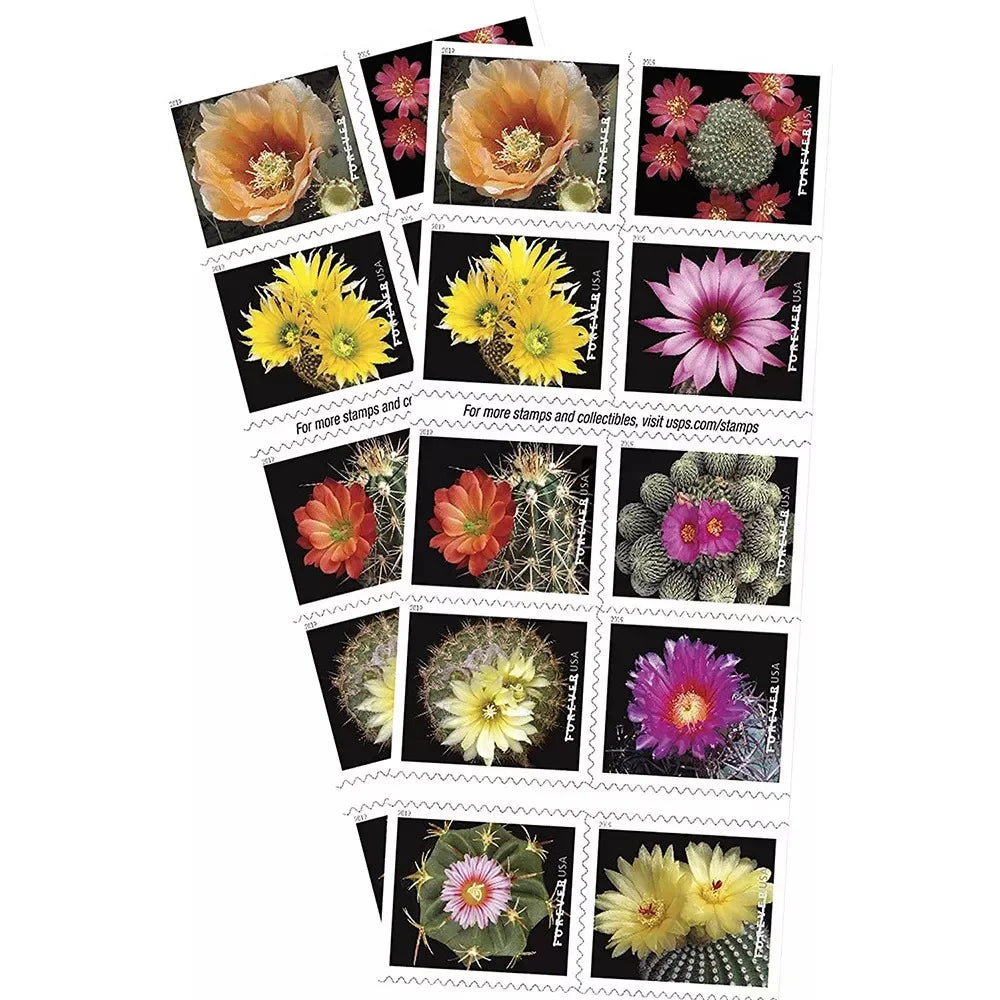 Cactus Flowers Forever Stamps image 1