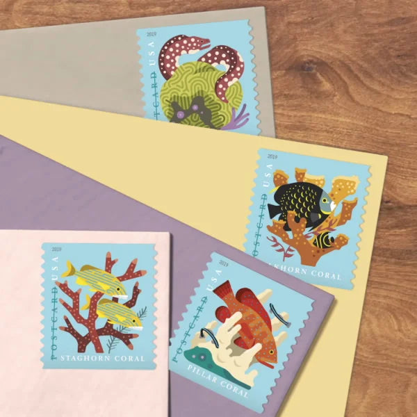 Coral Reefs Postcard Forever Stamps image 2