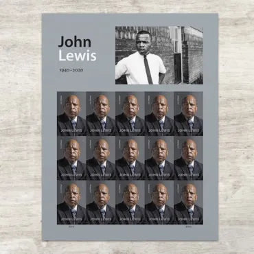 2023 John Lewis Forever First Class Postage Stamps image 0