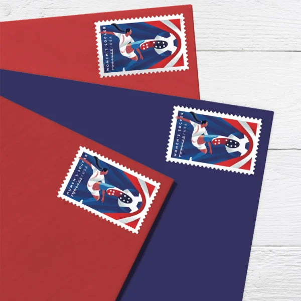 Women's Soccer Forever Stamps image 2