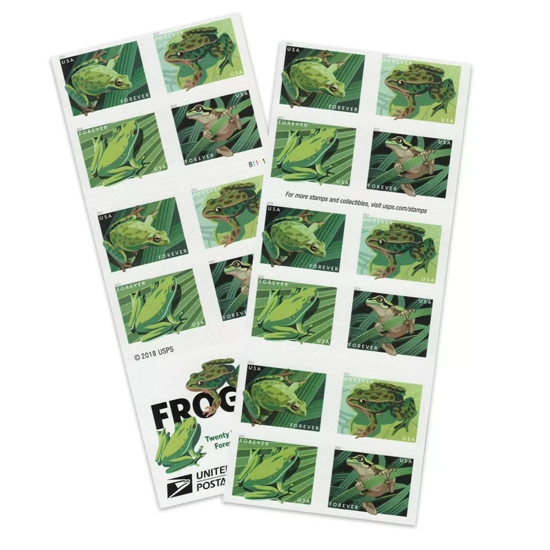 Squirrel Tree Frog Forever Stamps image 1