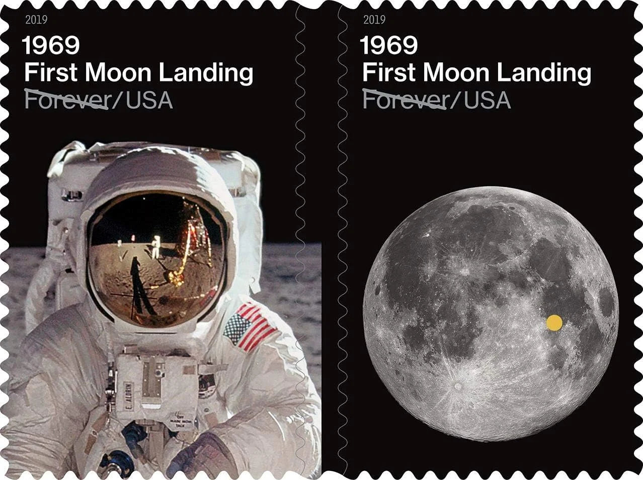 First Moon Landing Forever Forever Stamps image 0