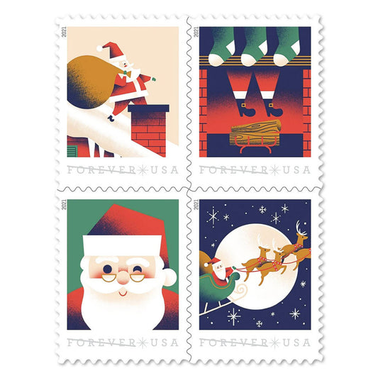 A Visit From St.Nick Forever Stamps image 0