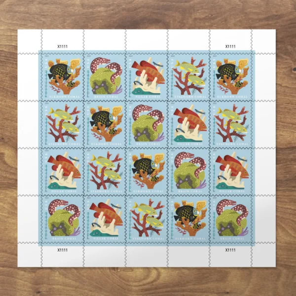 Coral Reefs Postcard Forever Stamps image 3