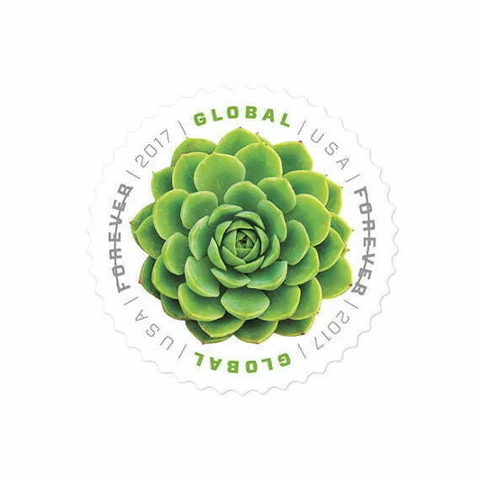 2017 Global Green Succulent Stamps image 0