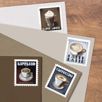 Espresso Drinks Forever Stamps image 3