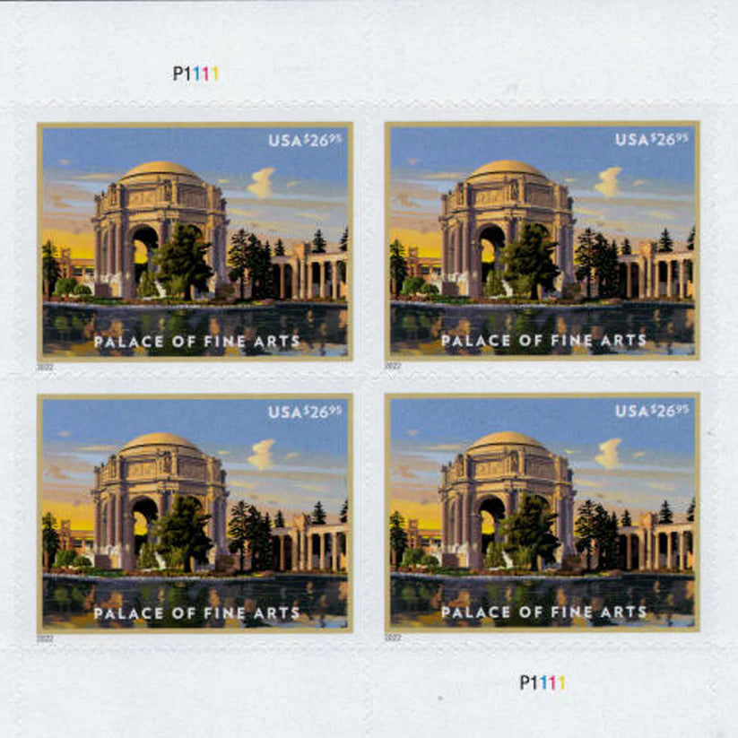 2022 Palace of Fine Arts Express Priority Stamps image 1