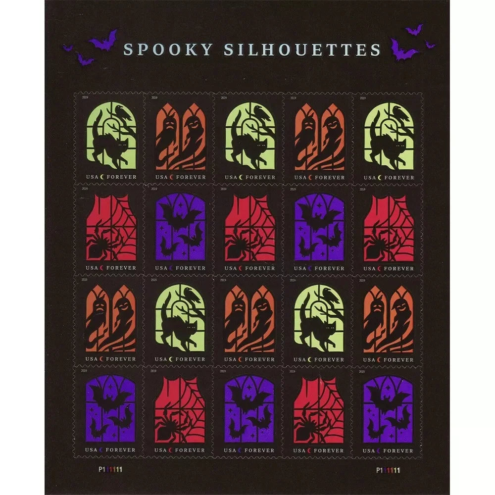 Spooky Silhouettes Forever Stamps image 2