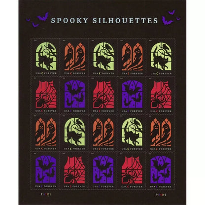 Spooky Silhouettes Forever Stamps image 2