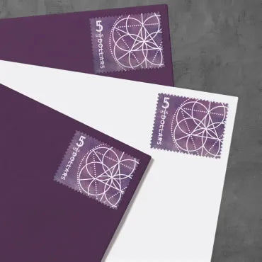 2022 $5 Floral Geometry Forever First Class Postage Stamp image 2