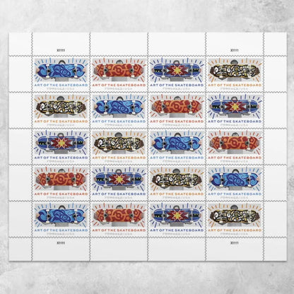 Art of the Skateboard Forever Stamps image 1
