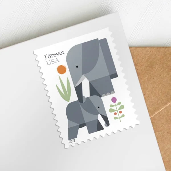 Elephants Forever Stamps image 1