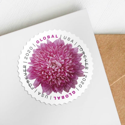 Global: Chrysanthemum Forever Stamps image 2