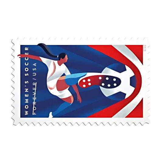 Women's Soccer Forever Stamps image 0