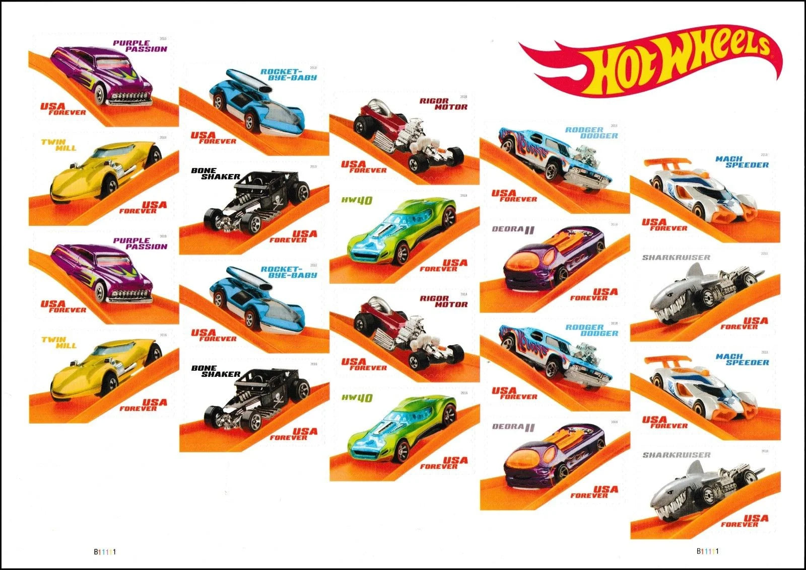 Hot Wheels Forever Stamps image 2