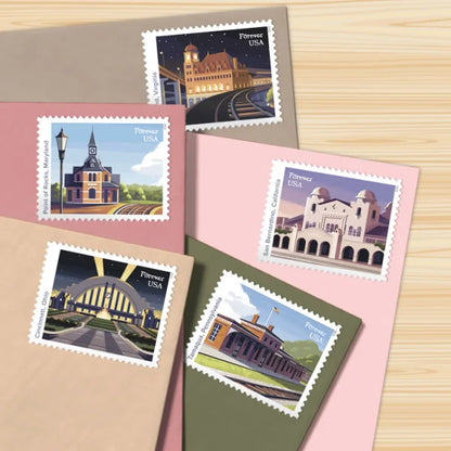 Railroad Stations Forever Stamps image 2