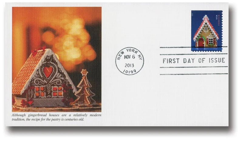 Contemporary Christmas: Gingerbread Houses Forever Stamps image 2