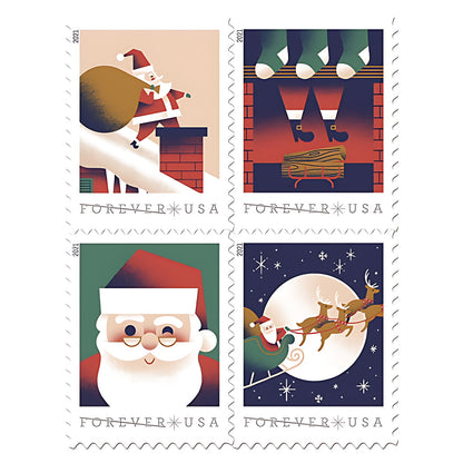 A Visit From St.Nick Forever Stamps image 1